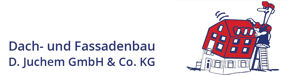 Dach- und Fassadenbau D. Juchem GmbH & Co. KG | 40474 Düsseldorf | Bedachungen | Schiefer | Terrassen | Balkon | Sanierung | Bauklempnerei | Schall & Wärmeschutz | 24 Std Reparatur Service