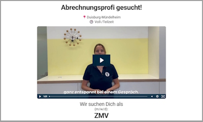 ZMV Abrechnungsprofi gesucht