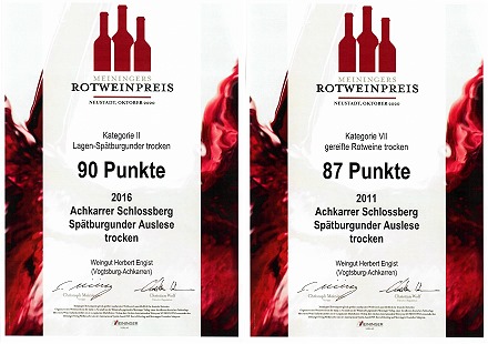 Meininger Rotweinpreise 2020